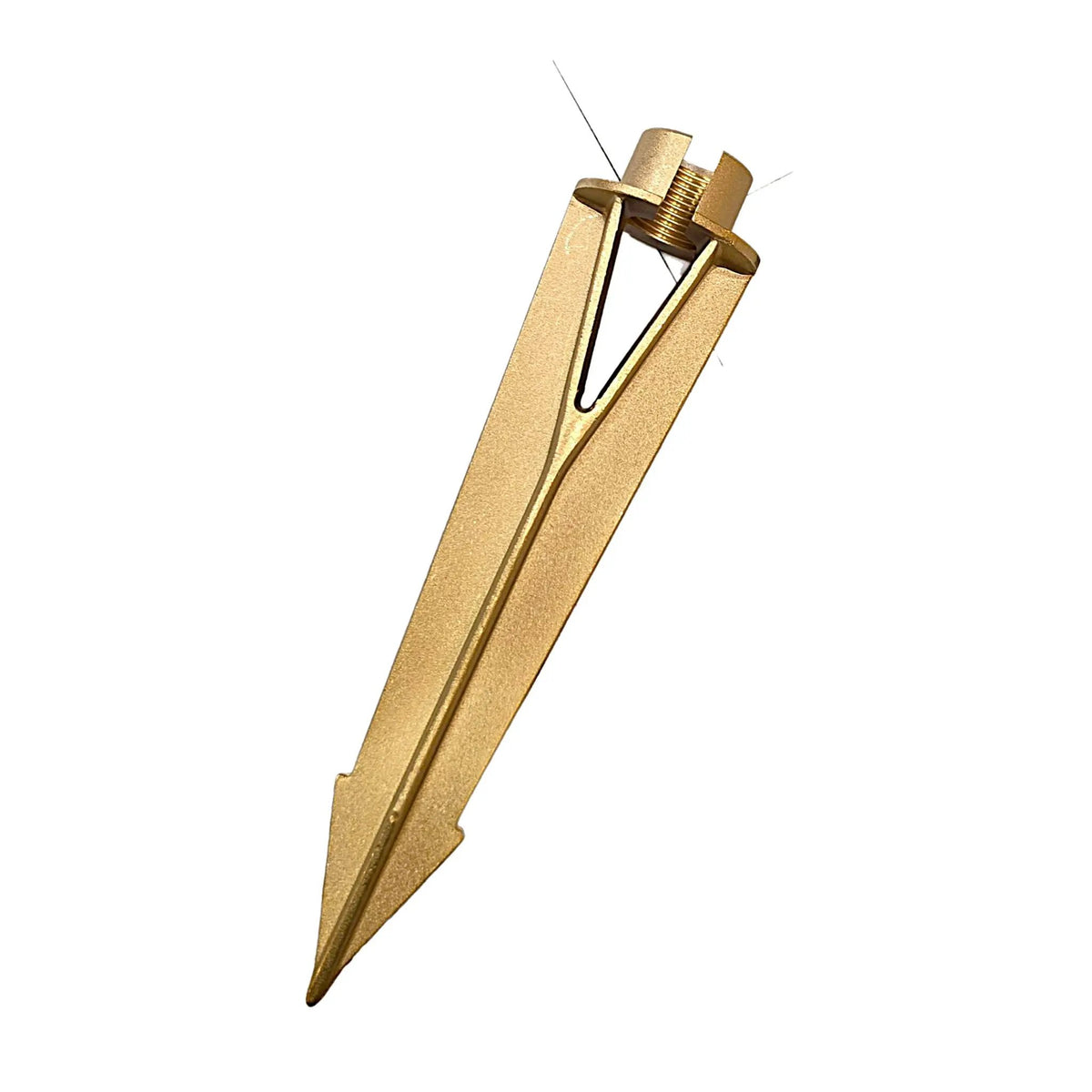 Cast Brass Ground Stake For Outdoor Landscape Lighting by Lumiere Lighting