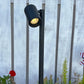 Noir Chambre Contemporary Solid Brass Directional Pathway Light - Gun Metal Black