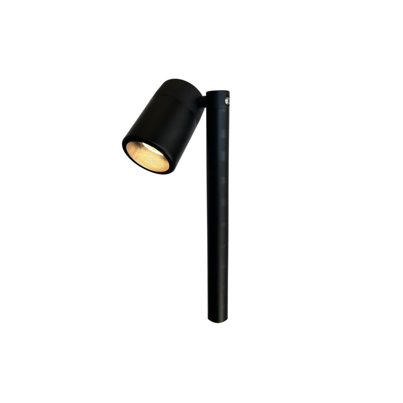 Chambre Contemporary Solid Brass Directional Pathway Light Gun Metal Black
