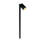 Noir Chambre Contemporary Solid Brass Directional Pathway Light - Gun Metal Black