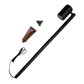 Noir Chambre Contemporary Solid Brass Directional Pathway Light - Gun Metal Black