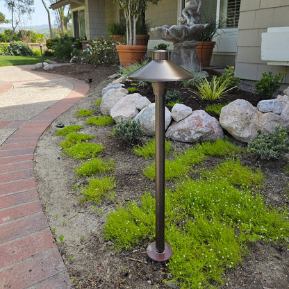 Chapelle Cast Brass Path Light Outdoor Landscape Lighting
