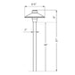 Chapelle Cast Brass Path Light Outdoor Landscape Lighting by Lumiere Lighting