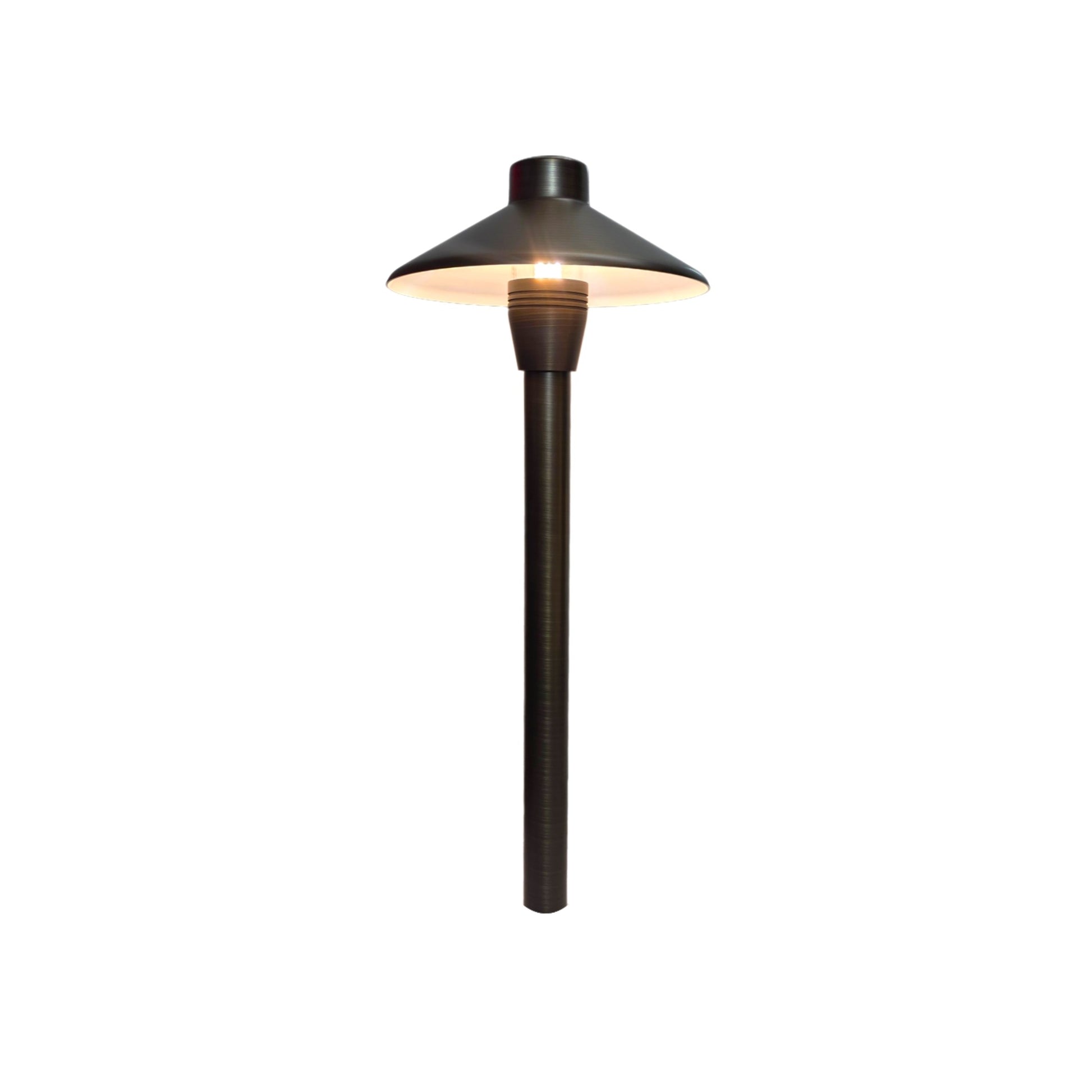 Chapelle Cast Brass Path Light Outdoor Landscape Lighting by Lumiere Lighting