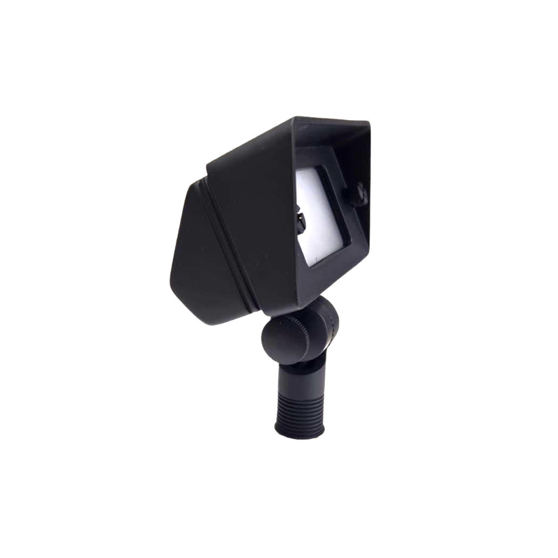 Chateau Solid Cast Brass Mini Flood Light Gun Metal Black