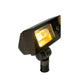 Chateau Solid Cast Brass Mini Flood Light Natural Bronze & Black