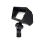 Chateau Solid Cast Brass Mini Flood Light Natural Bronze & Black