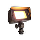 Chateau Cast Brass Mini Flood Light w/ Light Panel