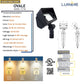 Chateau Solid Cast Brass Mini Flood Light Natural Bronze & Black