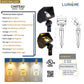 Chateau Cast Brass Mini Flood Light 12V Outdoor Lighting by Lumiere Lighting