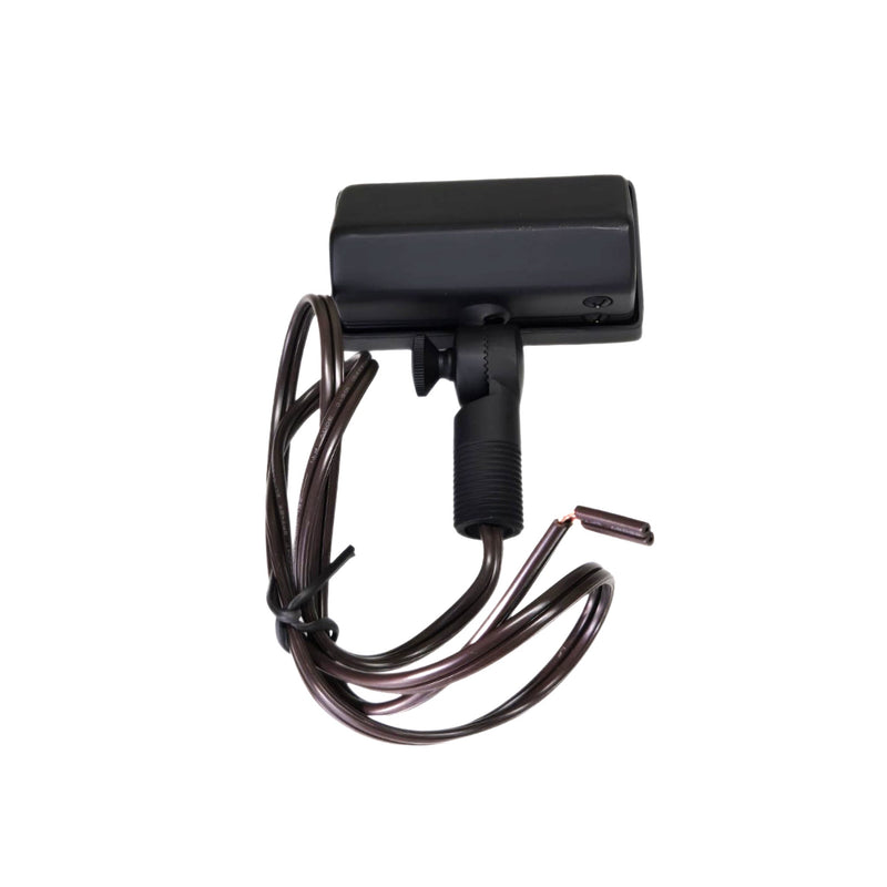 Chateau Solid Cast Brass Mini Flood Light Gun Metal Black