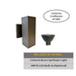 Colonne Solid Brass Craftsman Wall Sconce Up & Down Light