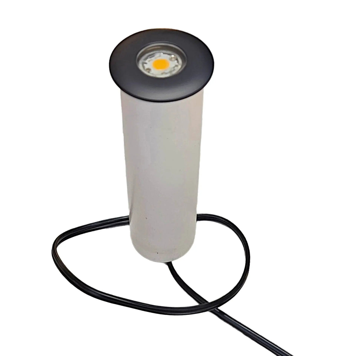 Crete Flat Cover Solid Cast Brass Mini In-Ground Deck Recessed Light by Lumiere Lighting