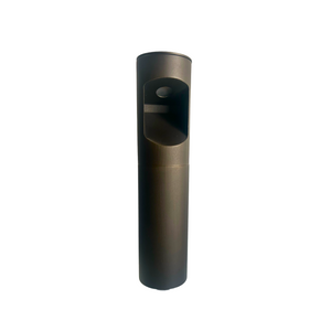 Cybelle Cast Brass Bollard Contemporary Hybrid Pathway Light Natural bronze