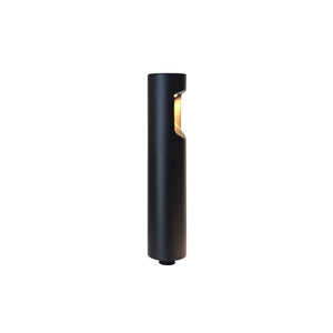 Cybelle Cast Brass Bollard Hybrid Pathway Light Black