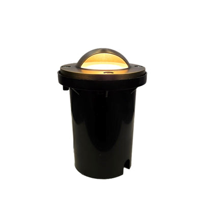 Demi Lune Cast Brass Natural Bronze In-ground Light