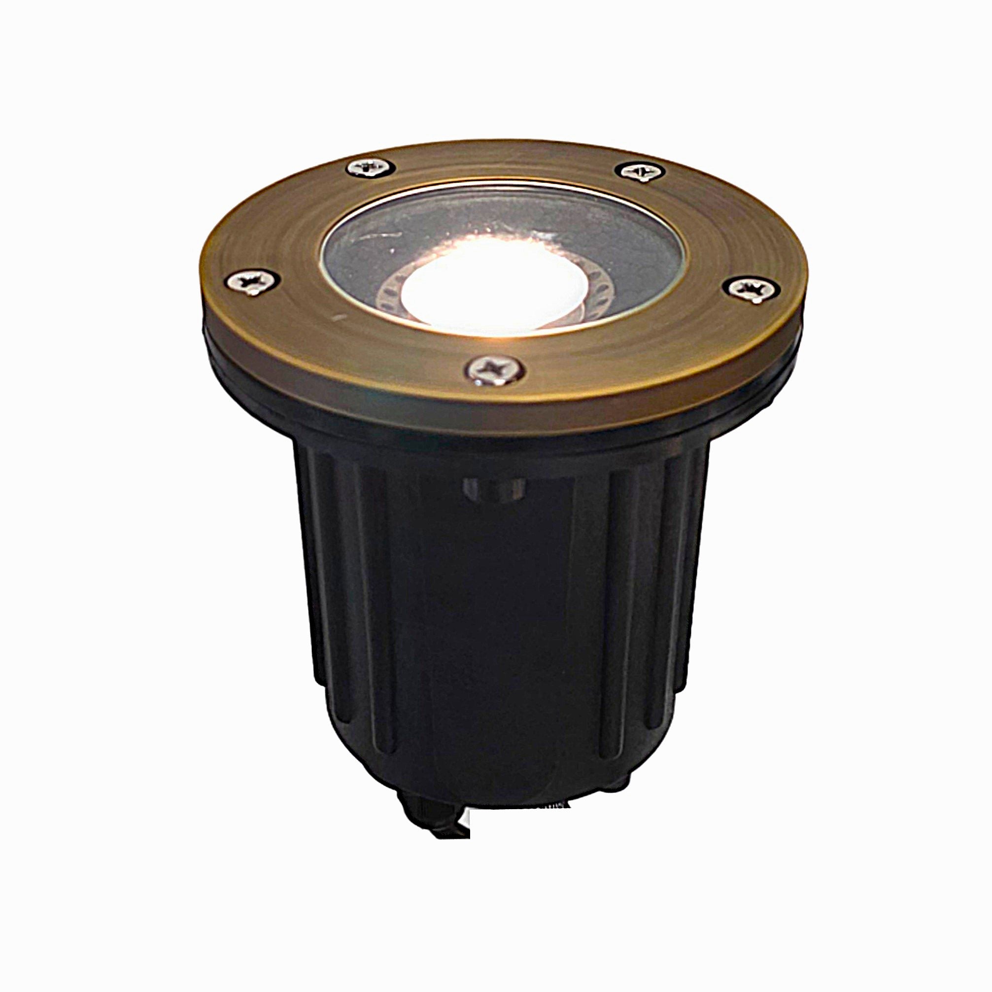 Devenir Solid Brass Adjustable InGround Well Light 12V