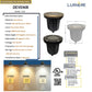 Devenir Solid Brass Adjustable In-Ground Well Light 12V Outdoor Landscape Lighting by Lumiere Lighting