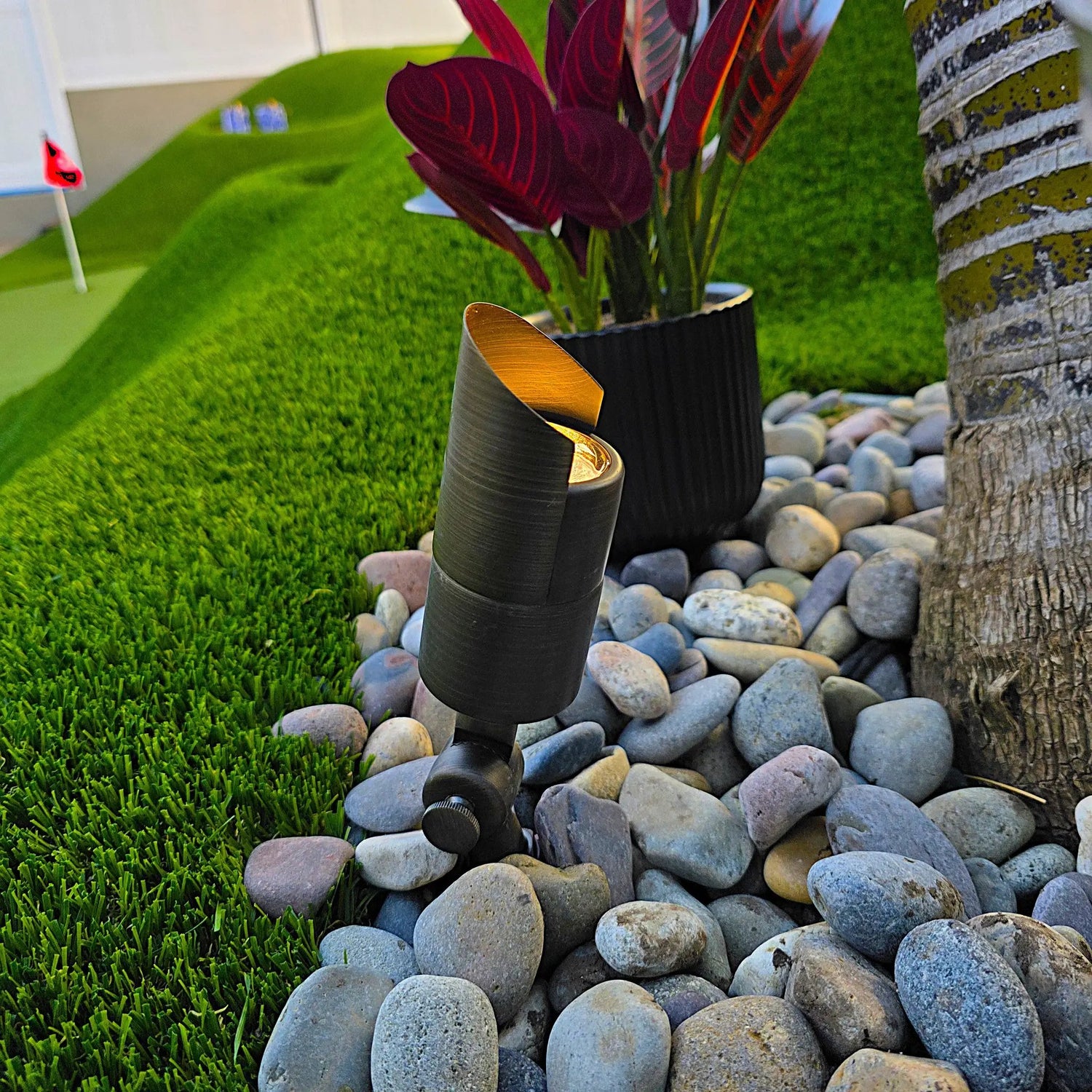 Eifel Solid Brass Directional Spotlight For Outdoor Low Voltage Lighting by Lumiere Lighting