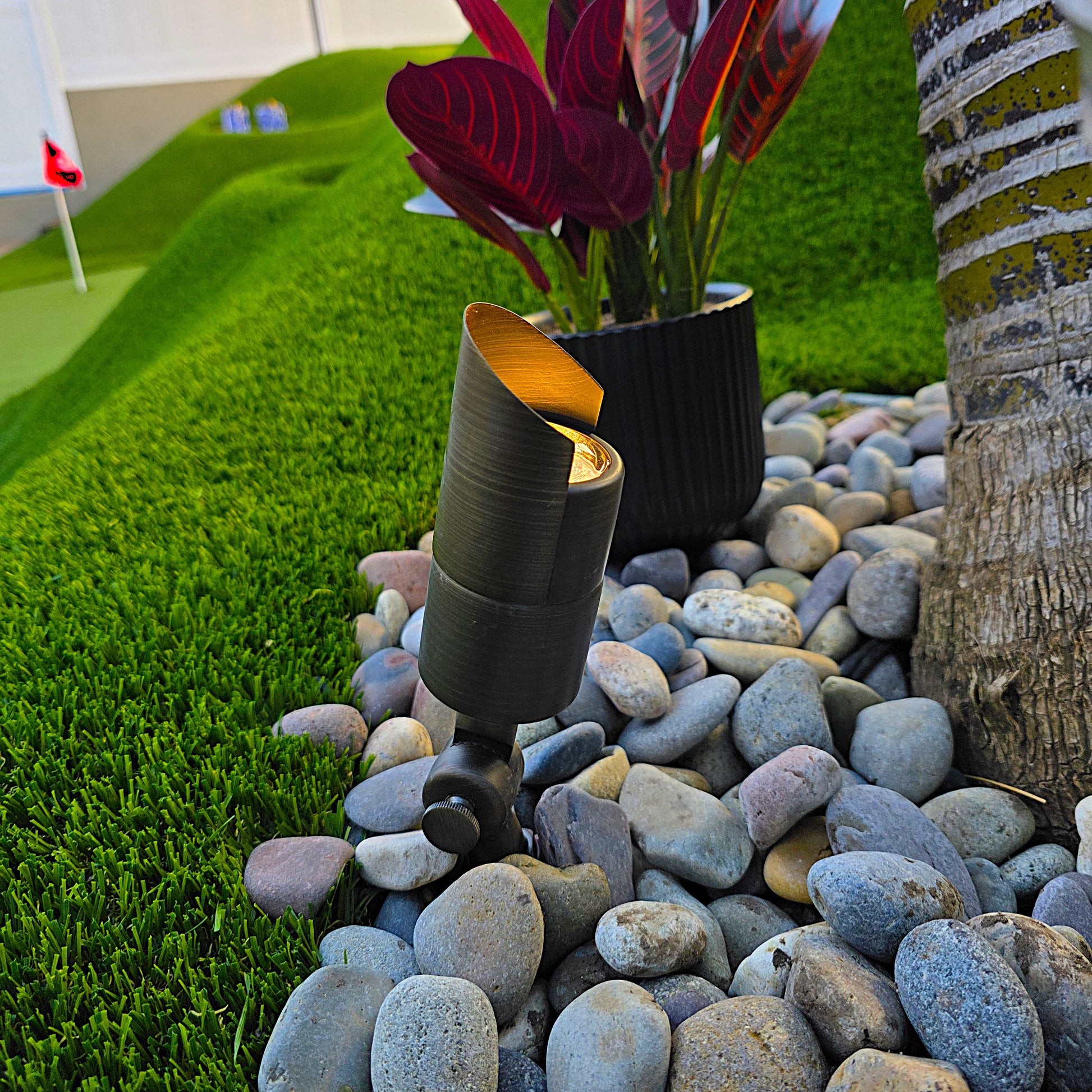 Eifel Solid Brass Directional Spotlight For Outdoor Low Voltage Lighting by Lumiere Lighting