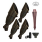 4 Pack Finesse Cast Brass Directional Spot Light Kit - Natural Bronze