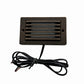 Fente Cast Brass Step & Deck Light Natural Bronze | Surface Flush Mount by Lumiere Lighting