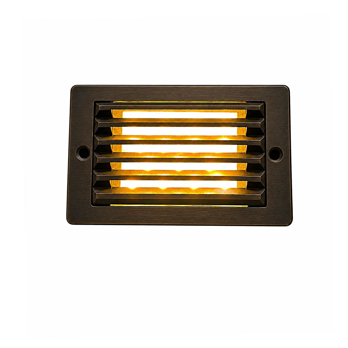 Fente Cast Brass Step & Deck Light Natural Bronze | Surface Flush Mount by Lumiere Lighting