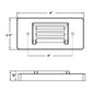 Fente Cast Brass Step & Deck Light Natural Bronze | Surface Flush Mount