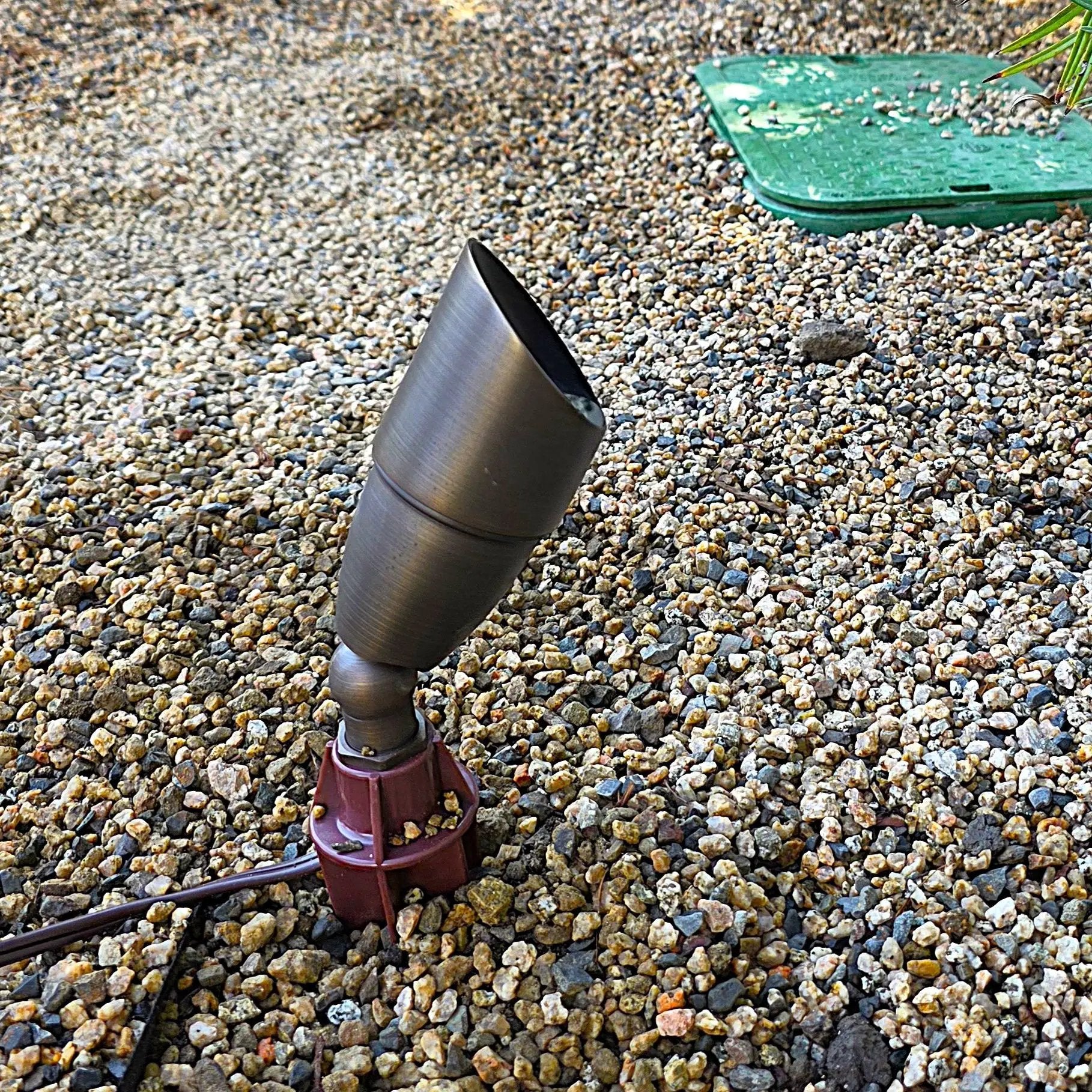 Finesse Cast Brass Directional Spotlight For Outdoor Low Voltage Lighting by Lumiere Lighting