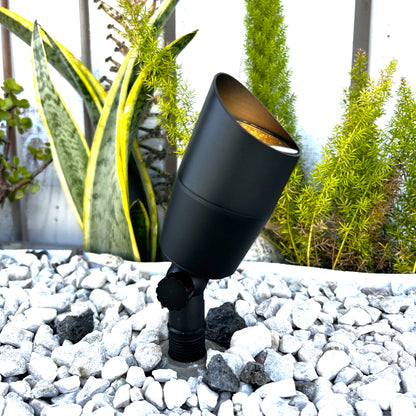 Galaxie Solid Cast Brass Directional Spot Light Gun Metal Black