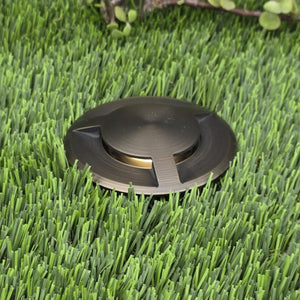 Bruler HD Cast Brass 3 Way Cover In-Ground Well Light