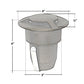 Bruler HD Cast Brass 3 Way Cover In-Ground Well Light