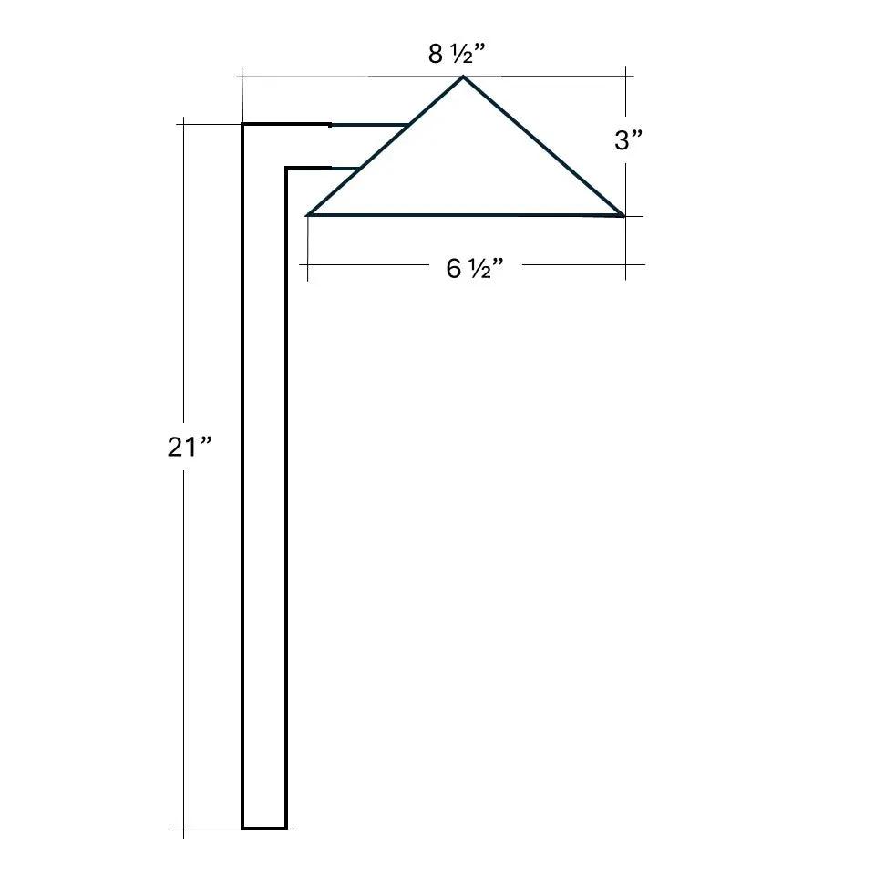 HD Cabine Solid Brass Craftsman Pathway Light Outdoor Landscape Lighting by Lumiere Lighting