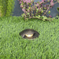 DemiLune HD Cast Brass Deck Cover In-ground Well Light