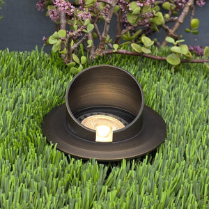 Marais HD Cast Brass Shroud Cover Adjustable In-ground Well Light