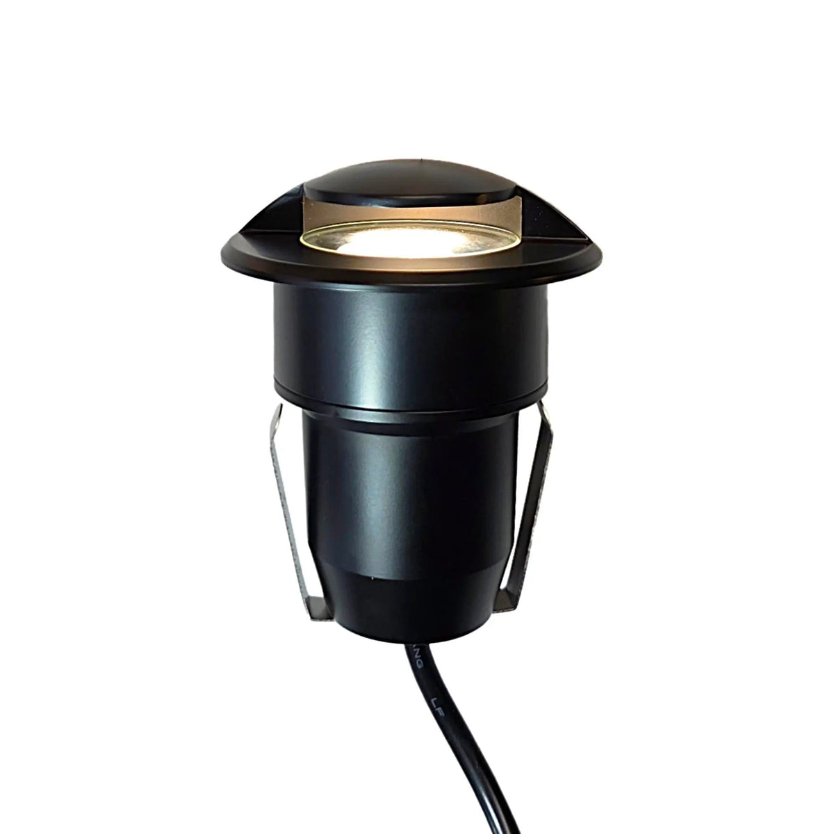 HD Demi Lune Cast Brass Deck Cover In-Ground Well Light 12V Outdoor Landscape Lighting by Lumiere Lighting