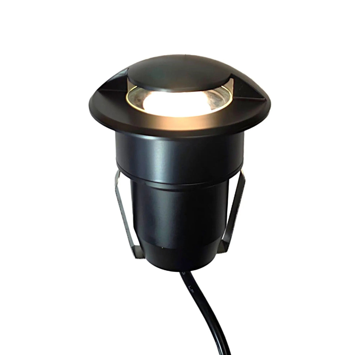 HD Demi Lune Cast Brass Deck Cover In-Ground Well Light 12V Outdoor Landscape Lighting by Lumiere Lighting