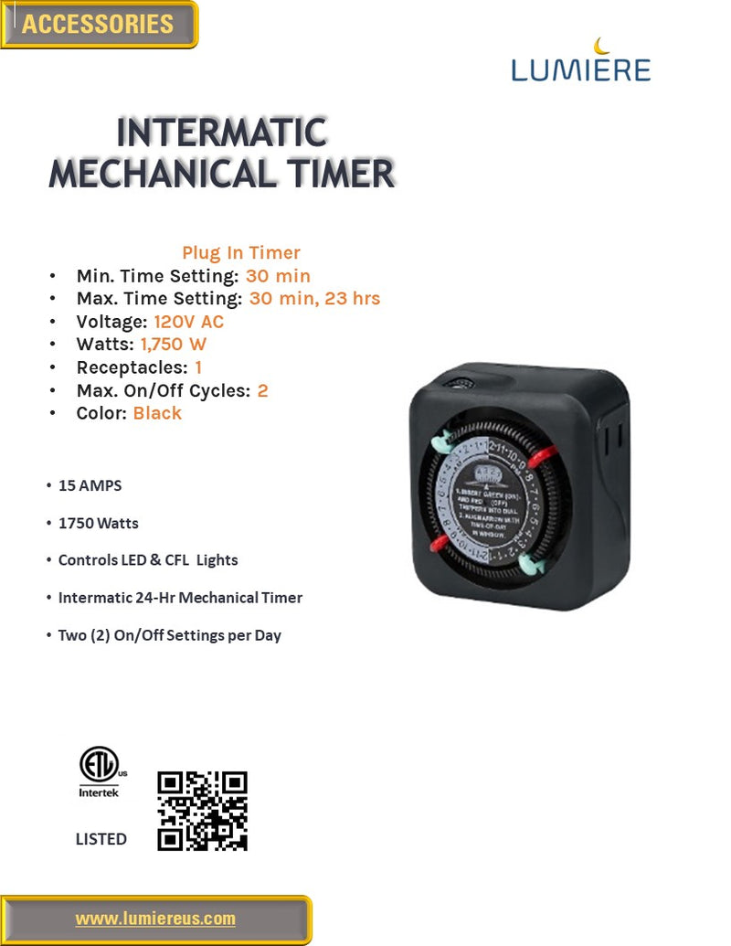 Intermatic Mechanical Timer
