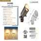 Ivoire Cast Brass Natural Bronze Mini Spot Light