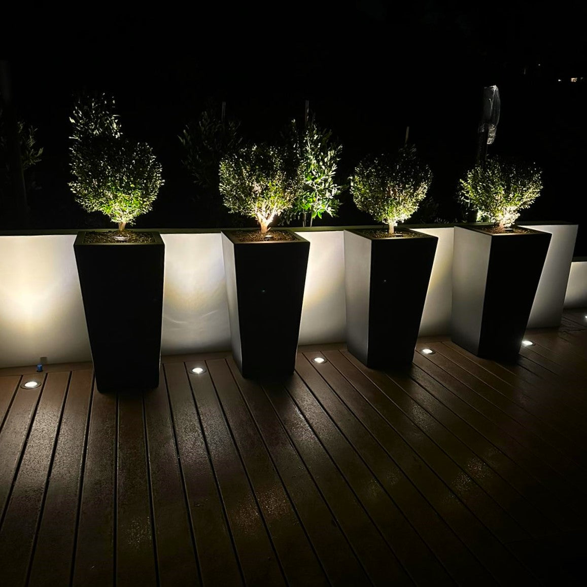 outdoor plant pot lights Pave Solid Brass Adjustable In Ground Well Light 12V 4W-2700K Soft Warm White