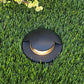DemiLune HD Cast Brass Deck Cover In-ground Well Light