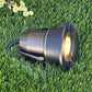 DemiLune HD Cast Brass Deck Cover In-ground Well Light