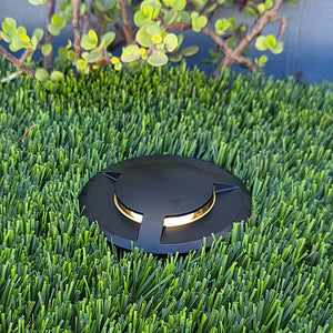 Bruler HD Cast Brass 3 Way Cover In-Ground Well Light