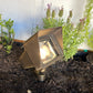 LaGarde Solid Cast Brass Flood Light Natural bronze