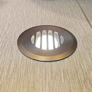 HD La Terrace Cast Brass Louvered Cover Adjustable In Ground Well Light 12V Outdoor Landscape Lighting by Lumiere Lighting