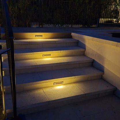 Lamia Cast Brass Step & Deck Light Natural Bronze