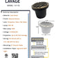 Lavage Solid Cast Brass In-ground Light - Antique Bronze