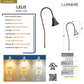 LeLis Solid Brass Garden Pathway Light Natural Bronze
