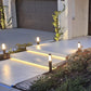 Lucide Solid Brass Bollard Path Light Outdoor Landscape Lighting