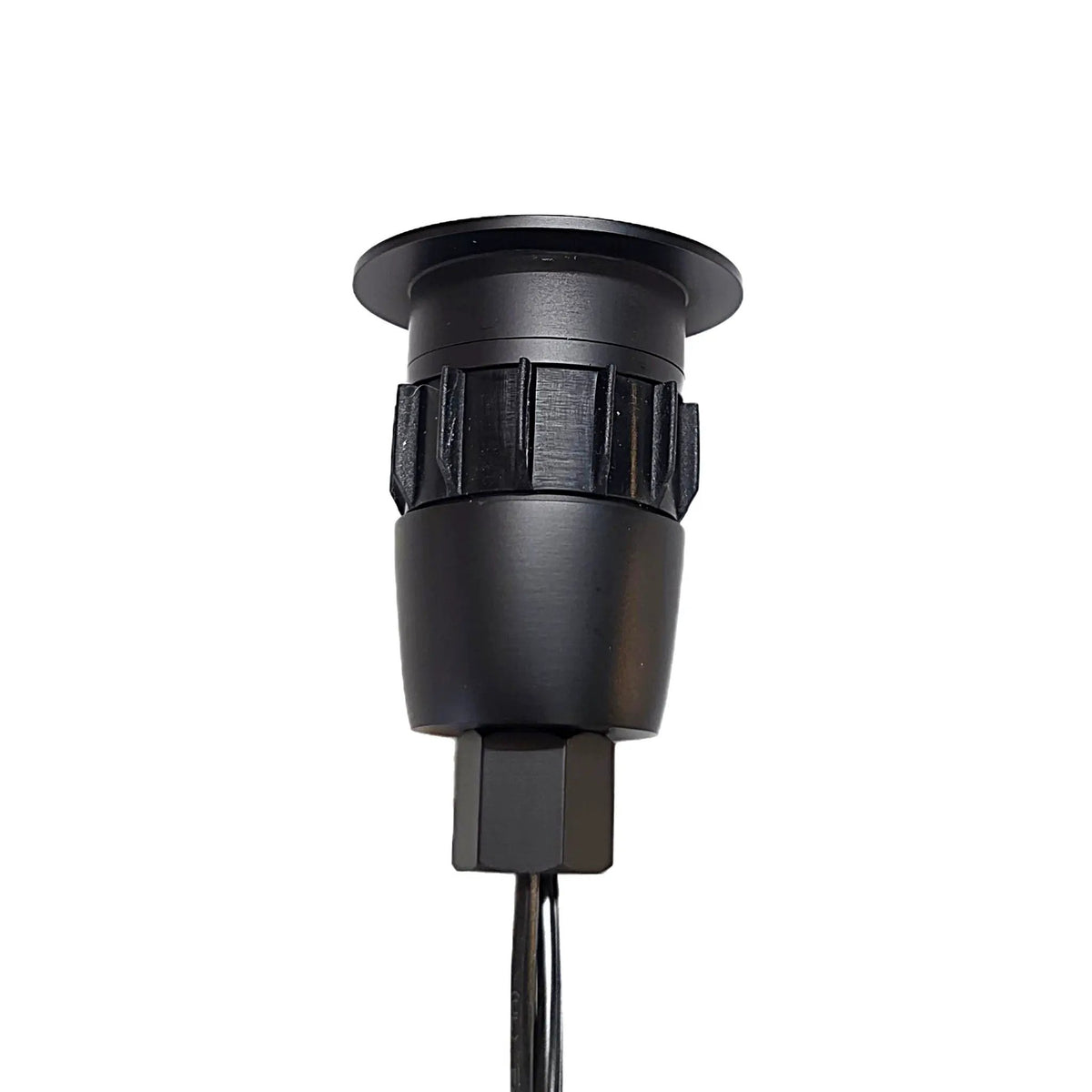Luffa Louvered Cover Solid Cast Brass Mini In-Ground Deck Recessed Light by Lumiere Lighting